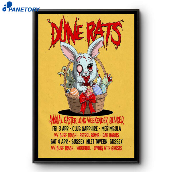 Dune Rats Australia Apr 4 2026 Tour Poster