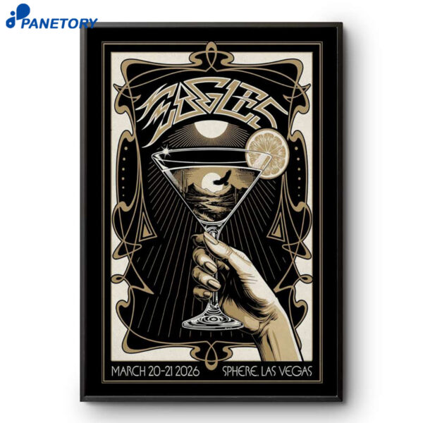 Eagles Las Vegas Concert Tour Mar 20-21 2026 Poster