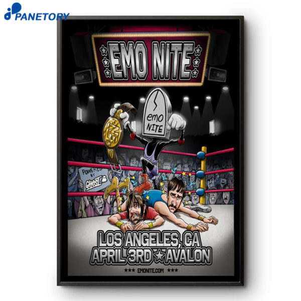 Emo Nite Los Angeles CA Apr 3 2026 Poster