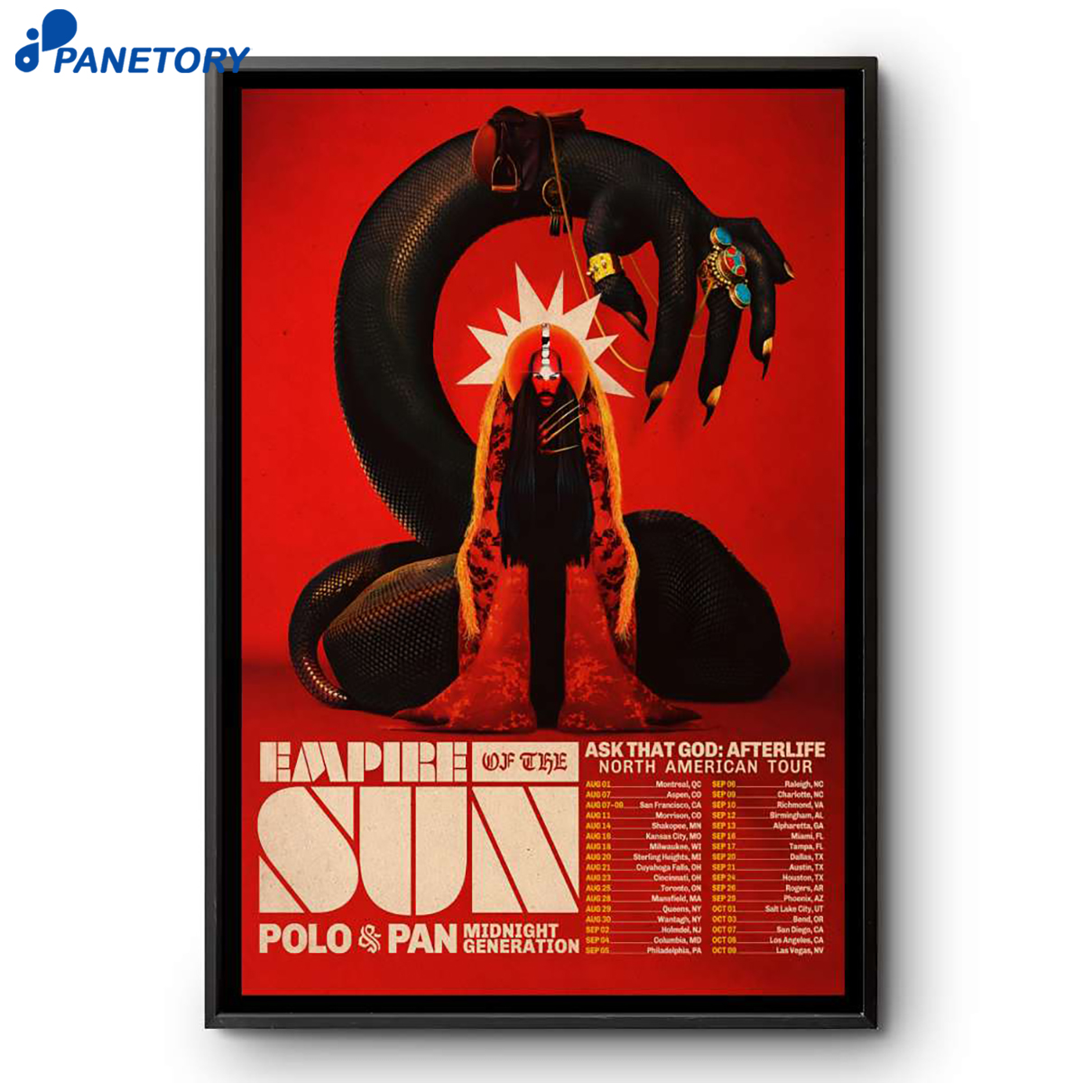 Empire Of The Sun North American Tour 2026 Poster 2 Empire Of The Sun North American Tour 2026 Poster