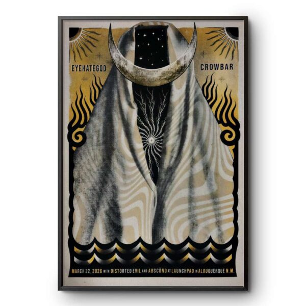 Eyehategod And Crowbar Rules Albuquerque NM Mar 22 2026 Poster