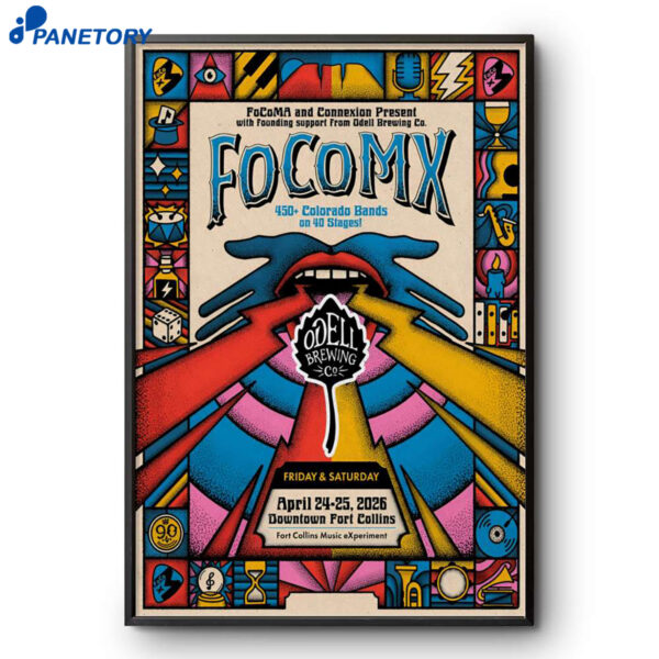 FoCoMX Fort Collins CO Apr 24-25 2026 Poster