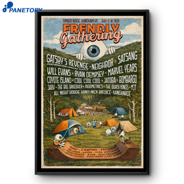 Frendly Gathering Windham VT Jul 17-18 2026 Poster