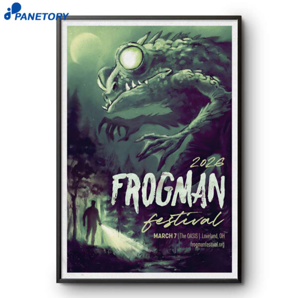 Frogman Festival Loveland OH Mar 7 2026 Poster
