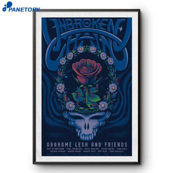 Grahame Lesh And Friends Port Chester Ny Capitol Theatre Tour Mar 14 2026 Poster
