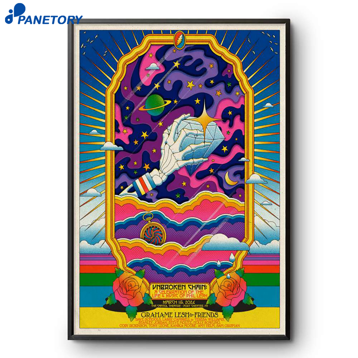 Grahame Lesh And Friends Port Chester Ny Mar 15 2026 Poster 2 Grahame Lesh And Friends Port Chester Ny Mar 15 2026 Poster