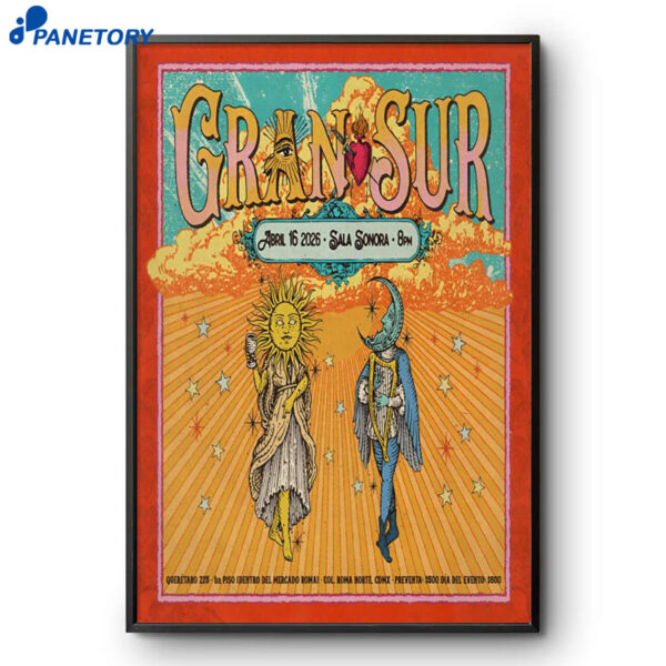 Gran Sur Roma Norte Mexico City Apr 16 2026 Poster