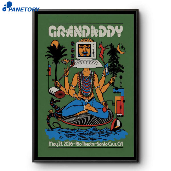 Grandaddy Santa Cruz CA May 23 2026 Poster