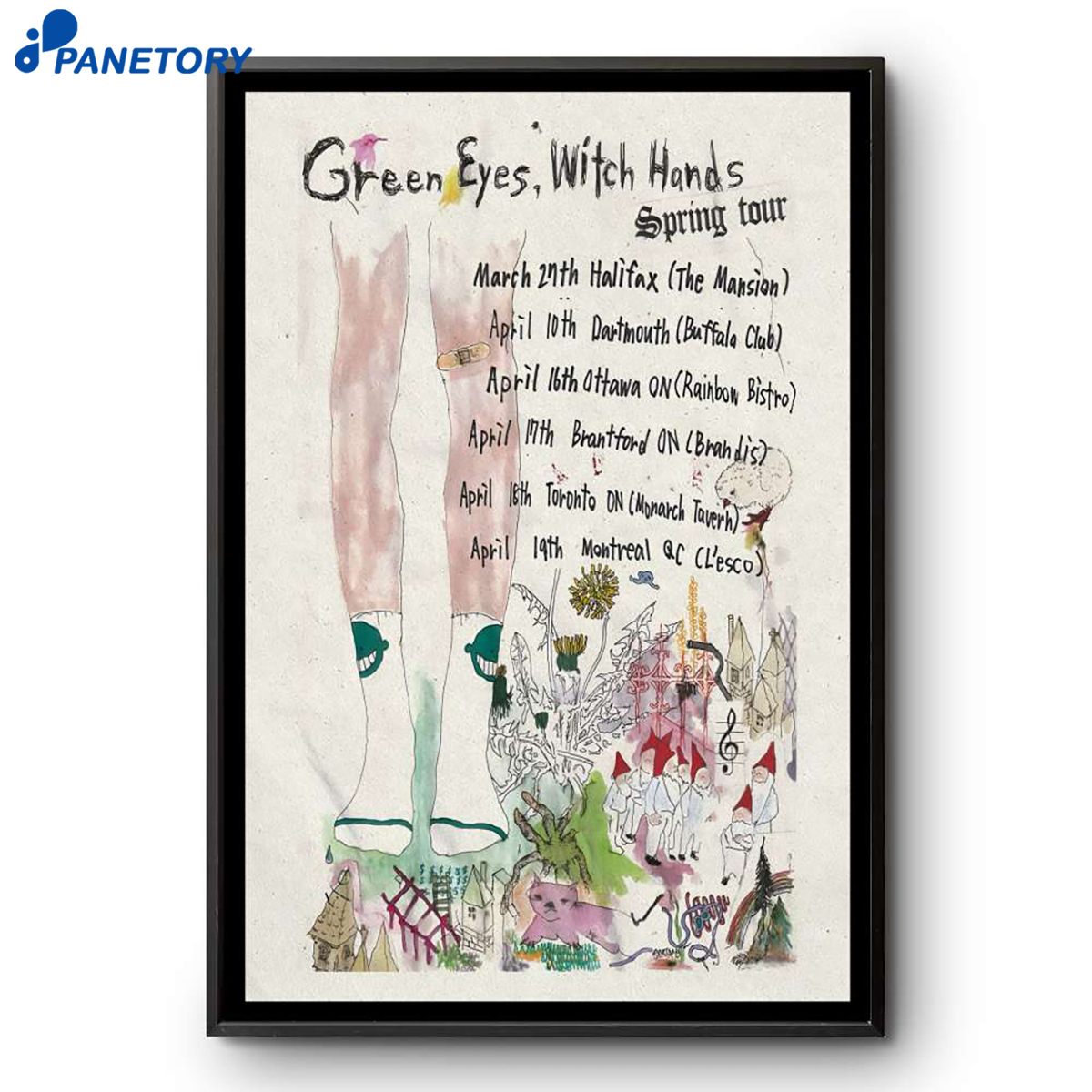 Green Eyes Witch Hands Spring Tour 2026 Poster 2 Green Eyes Witch Hands Spring Tour 2026 Poster