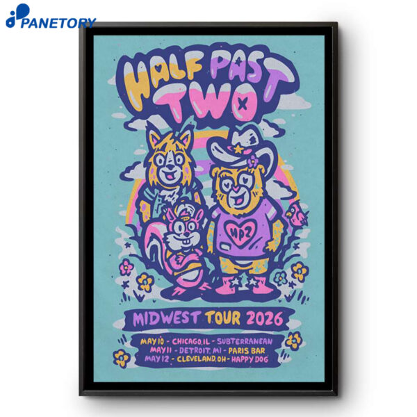 Half Past Two Cleveland OH May 12 2026 Poster