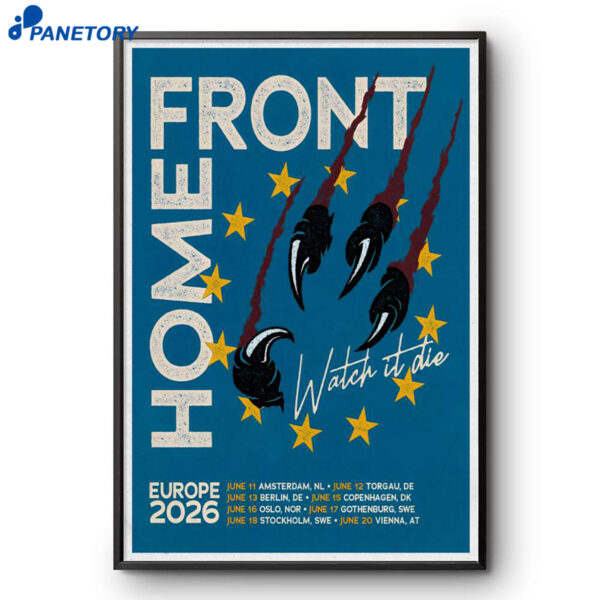 Home Front Tour EU 2026 Poster