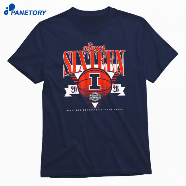 Illinois Fighting Illini MBB 2026 Sweet Sixteen Shirt