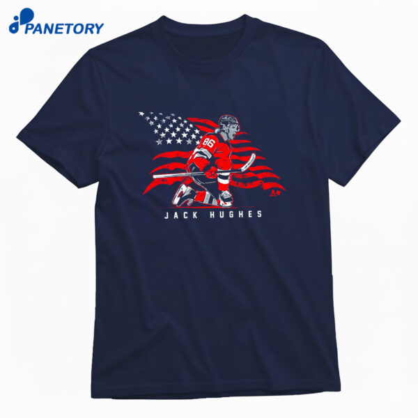 Jack Hughes Stars & Stripes Superstar Pose Shirt