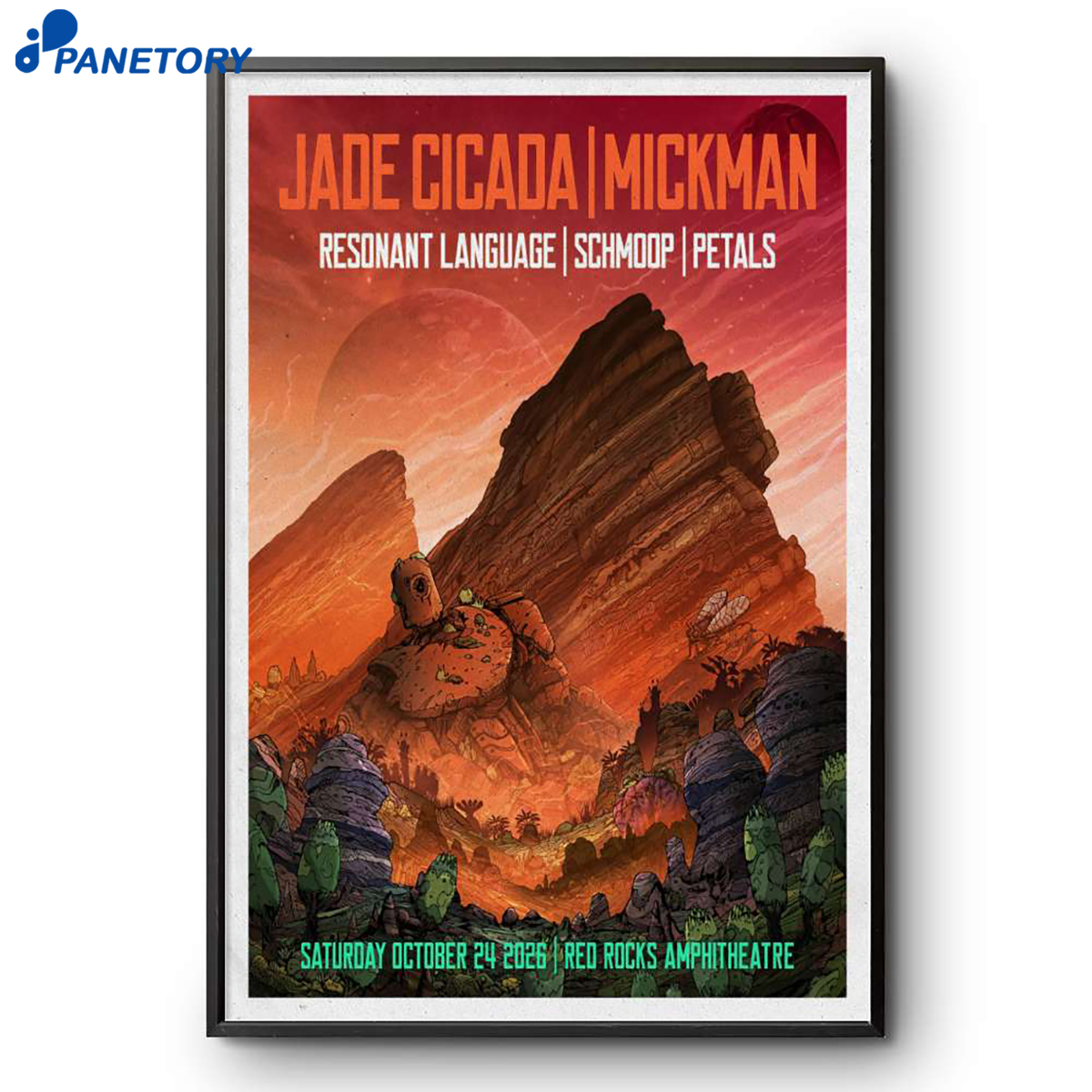 Jade Cicada &Amp; Mickman Red Rocks Amphitheatre Oct 24 2026 Poster 2 Jade Cicada & Mickman Red Rocks Amphitheatre Oct 24 2026 Poster