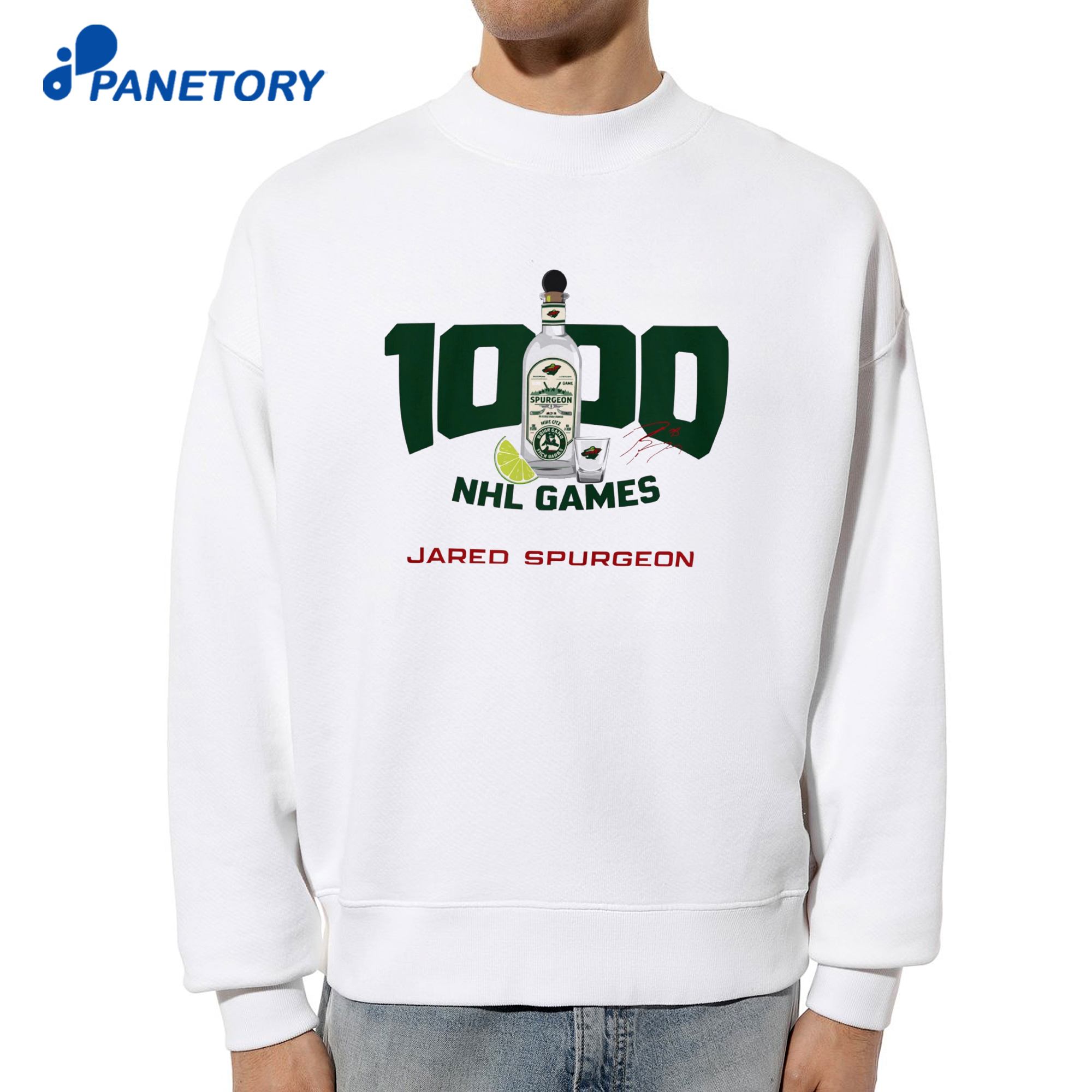 Jared Spurgeon 1000 Nhl Games Shirt 6 Jared Spurgeon 1000 Nhl Games Shirt 2
