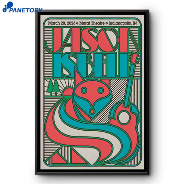 Jason Isbell Indianapolis IN Mar 28 2026 Poster