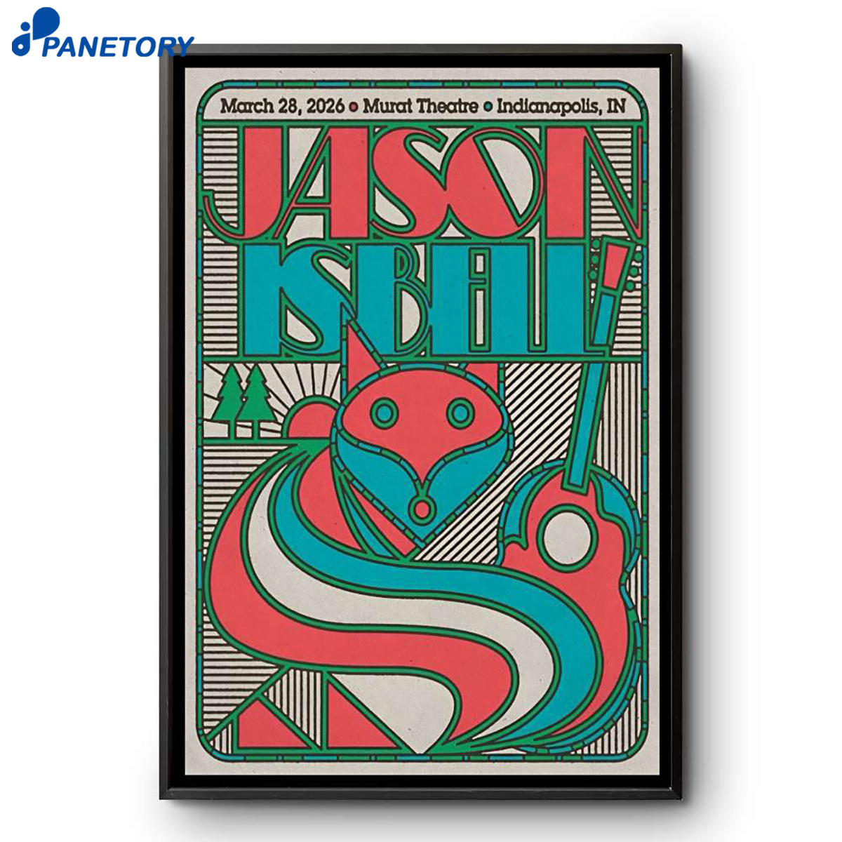 Jason Isbell Indianapolis In Mar 28 2026 Poster 2 Jason Isbell Indianapolis In Mar 28 2026 Poster