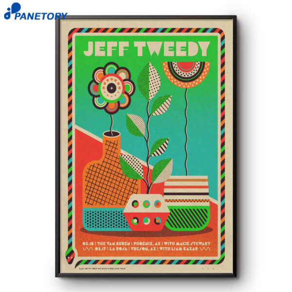 Jeff Tweedy Tucson AZ La Rosa Tour Mar 17 2026 Poster
