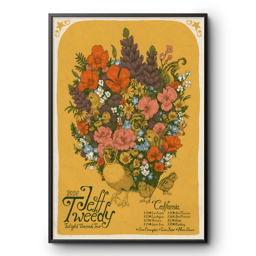 Jeff Tweedy Twilight Override Tour 2026 Poster 2 Jeff Tweedy Twilight Override Tour 2026 Poster