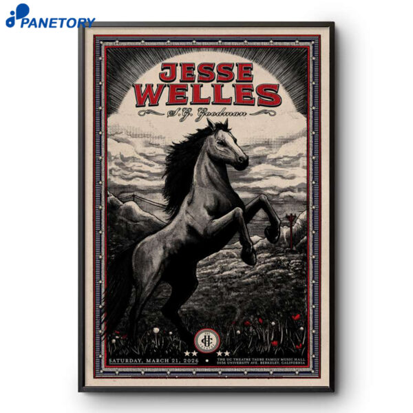 Jesse Wellles Berkeley CA Mar 21 2026 Poster