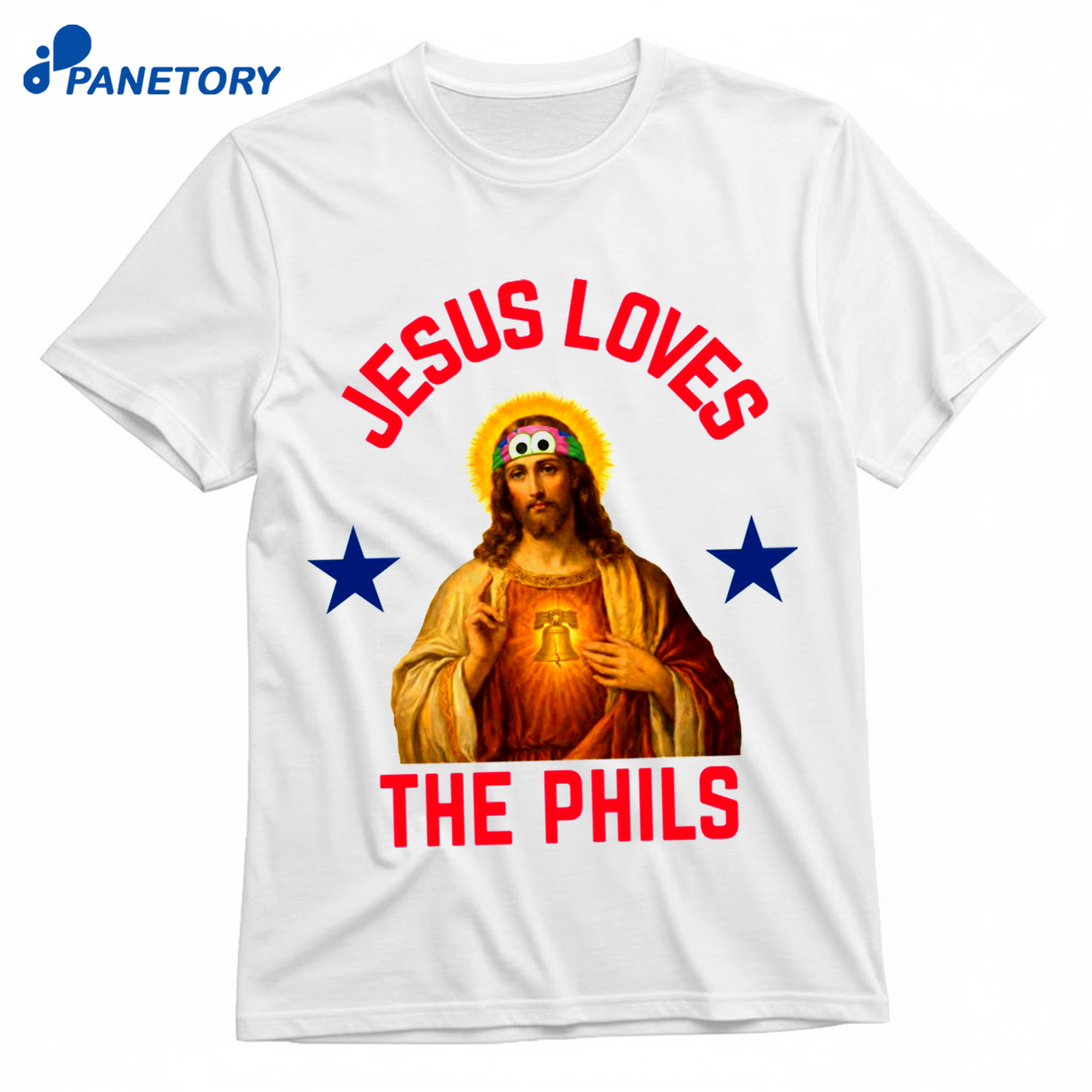 Jesus Loves The Phils Philadelphia Phillies Heart Bell Shirt 8 Jesus Loves The Phils Philadelphia Phillies Heart Bell Shirt 1