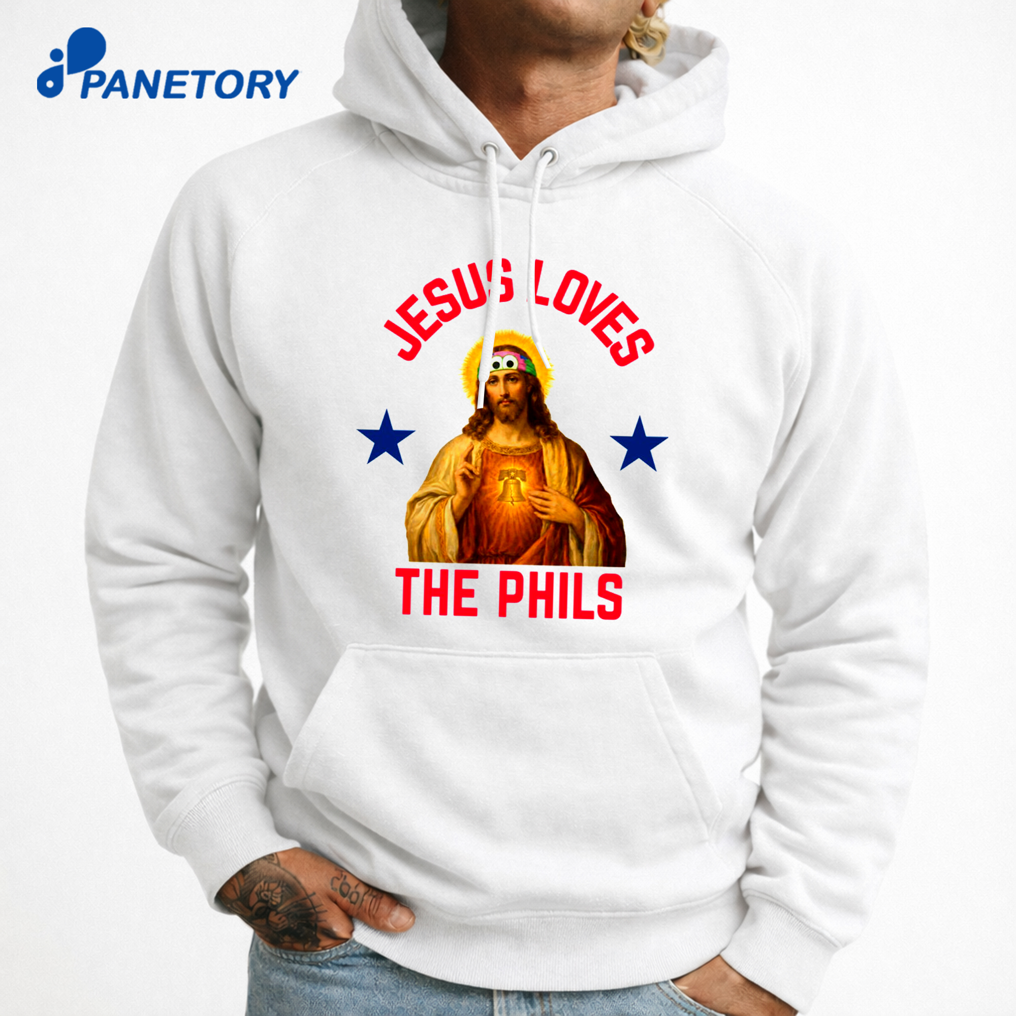 Jesus Loves The Phils Philadelphia Phillies Heart Bell Shirt 7 Jesus Loves The Phils Philadelphia Phillies Heart Bell Shirt 3