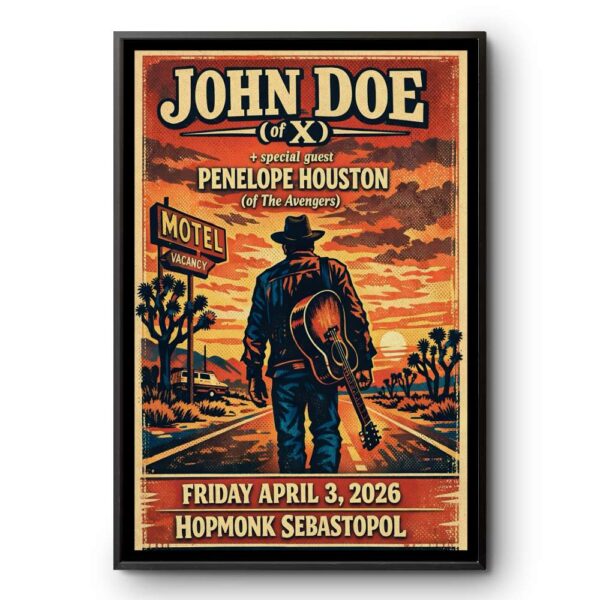 John Doe Sebastopol CA Apr 3 2026 Poster