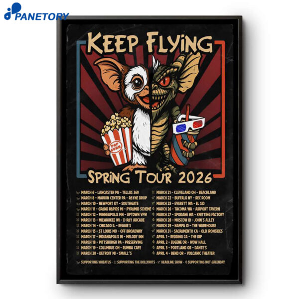 Keep Flying Spring Tour 2026 Poster
