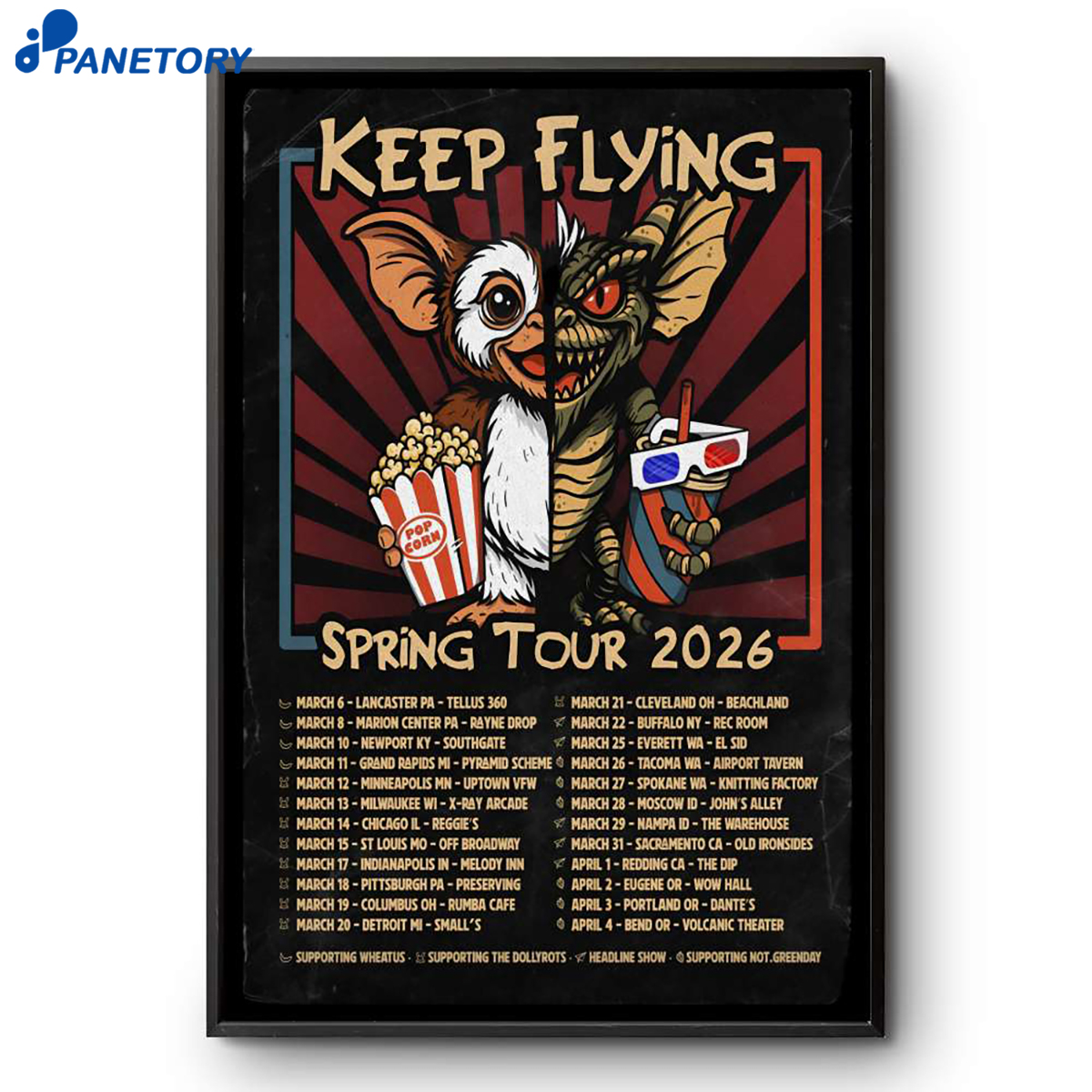 Keep Flying Spring Tour 2026 Poster 2 Keep Flying Spring Tour 2026 Poster