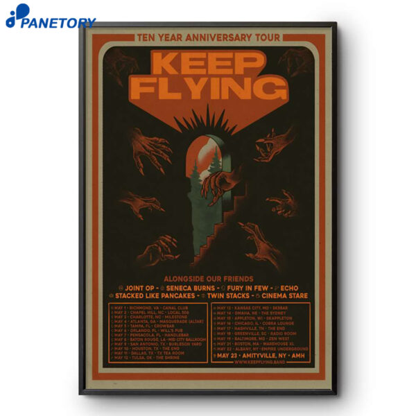 Keep Flying Ten Year Anniversary Tour 2026 Poster
