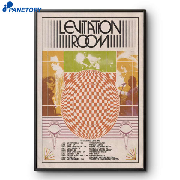 Levitation Room Spring Tour 2026 Poster