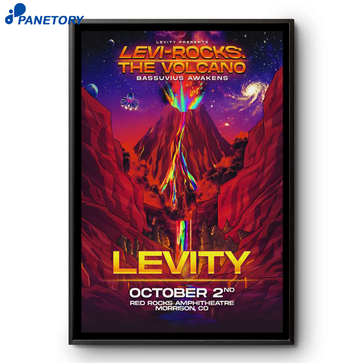 Levity Red Rocks Amphitheatre Morrison Co Oct 2 2026 Poster 2 Levity Red Rocks Amphitheatre Morrison Co Oct 2 2026 Poster