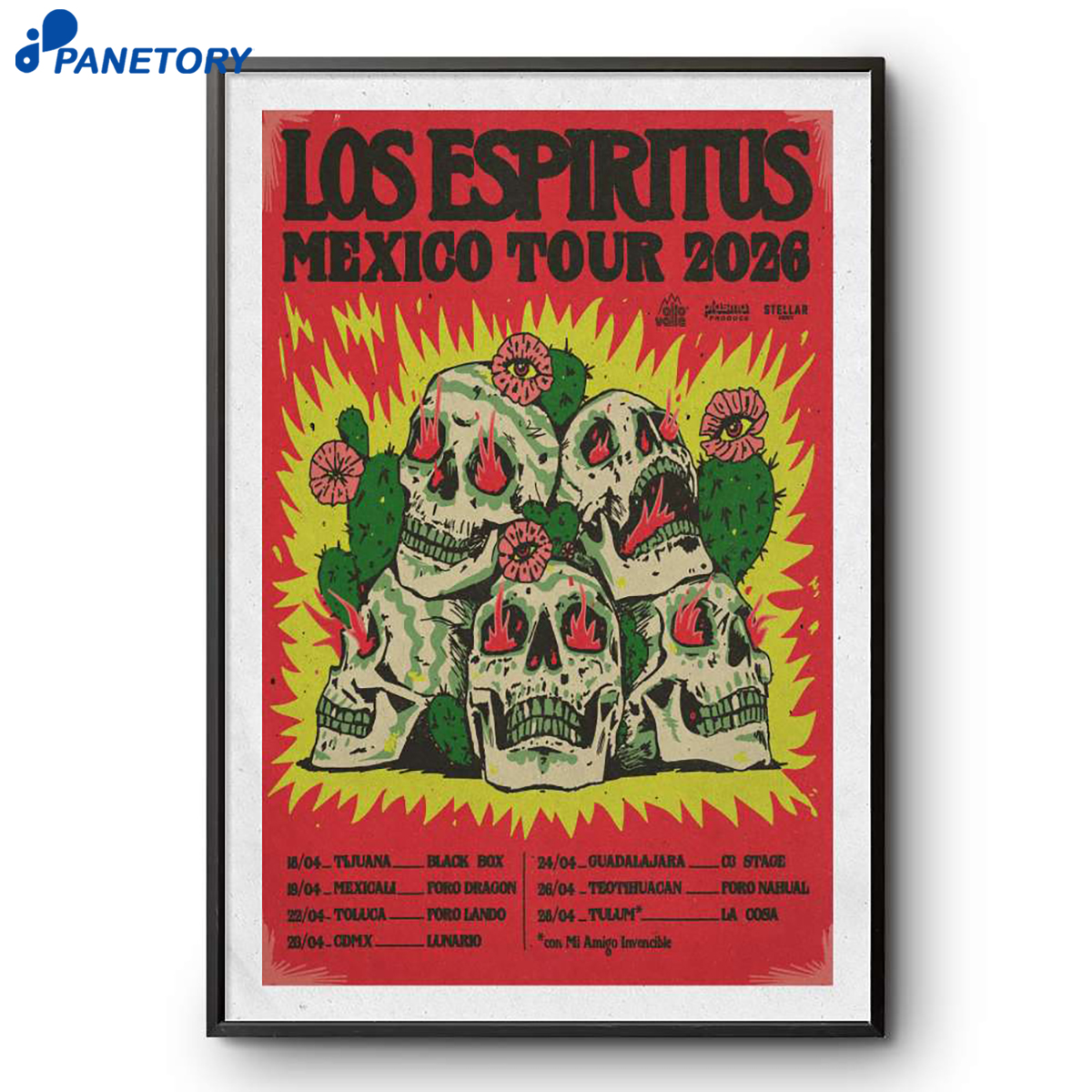 Los Espiritus Summer Tour 2026 Poster 2 Los Espiritus Summer Tour 2026 Poster