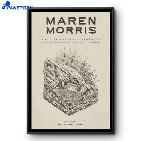 Maren Morris Red Rocks Amphitheatre Morrison Co Jul 19 2026 Poster