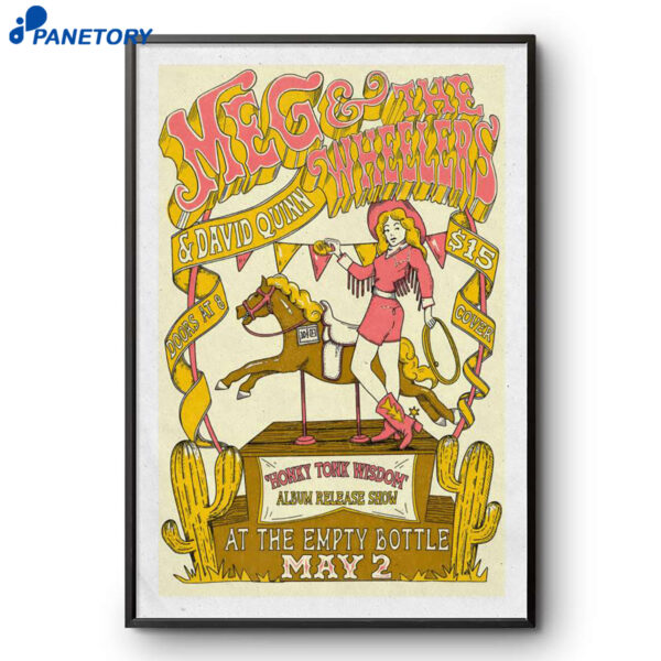 Meg And The Wheelers Chicago IL May 2 2026 Poster