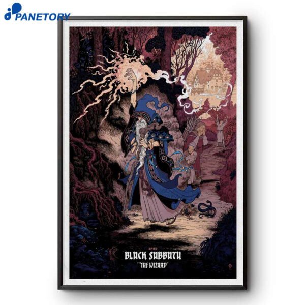 New Black Sabbath The Wizard Poster