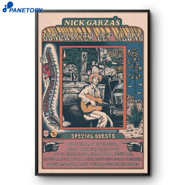 Nick Garza's Get Along Fischer TX Mar 14 2026 Poster
