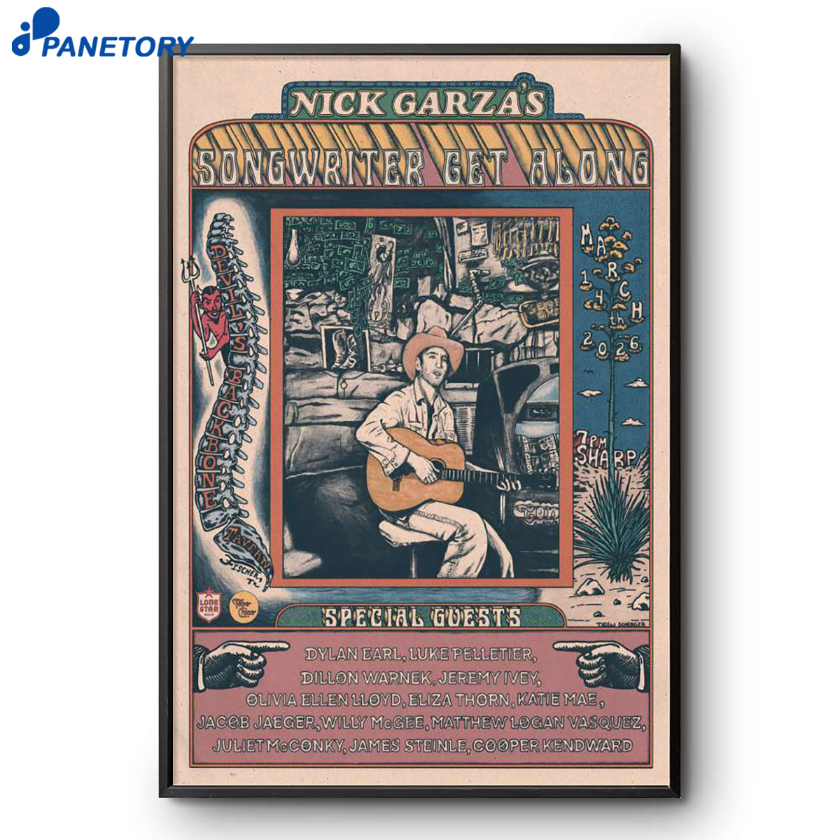 Nick Garza'S Get Along Fischer Tx Mar 14 2026 Poster 2 Nick Garza'S Get Along Fischer Tx Mar 14 2026 Poster