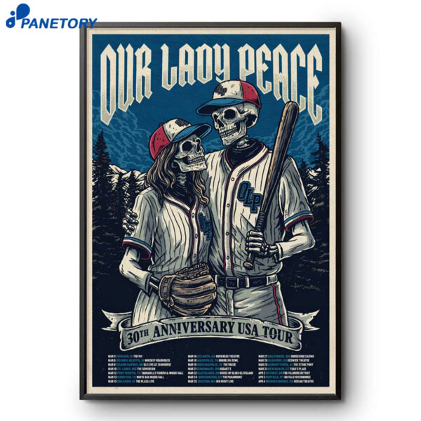 Our Lady Peace American Tour 2026 Poster