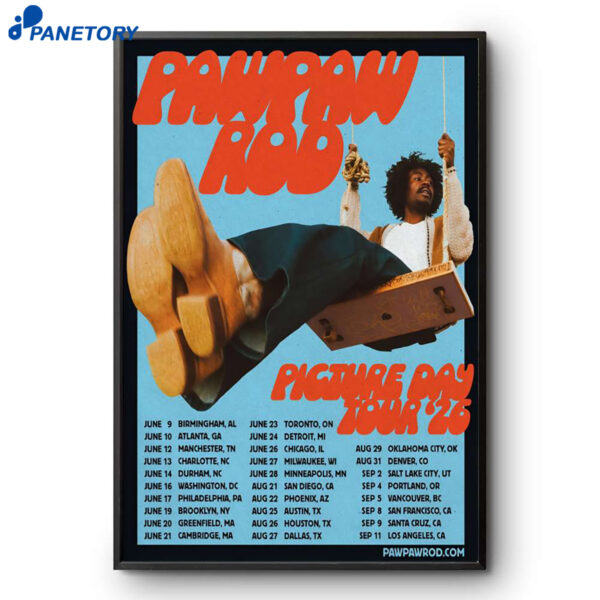 Pawpaw Rod Picture Day Tour 2026 Poster