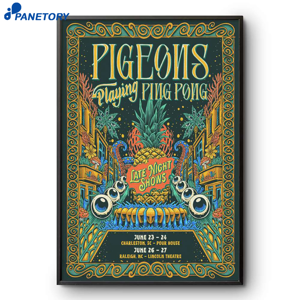 Pigeons Playing Ping Pong Charleston Pour House Charleston Sc Jun 23-24 2026 Poster 2 Pigeons Playing Ping Pong Charleston Pour House Charleston Sc Jun 23-24 2026 Poster