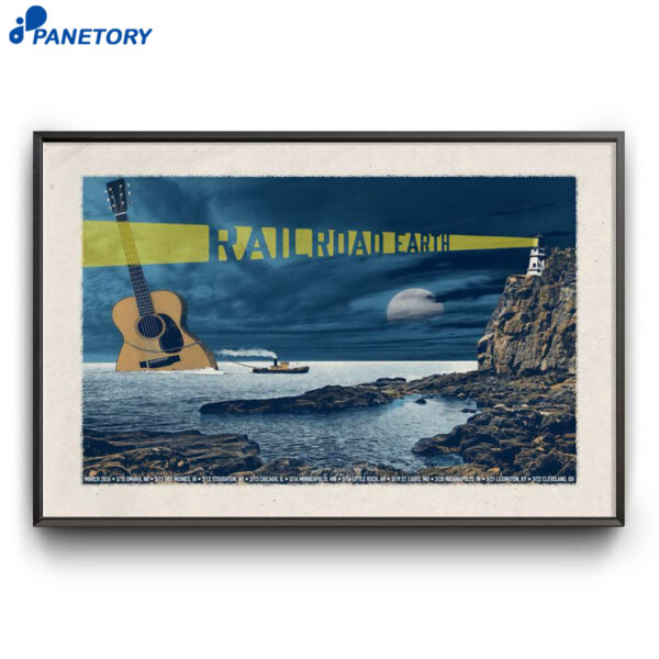 Railroad Earth Tour Mar 2026 Poster