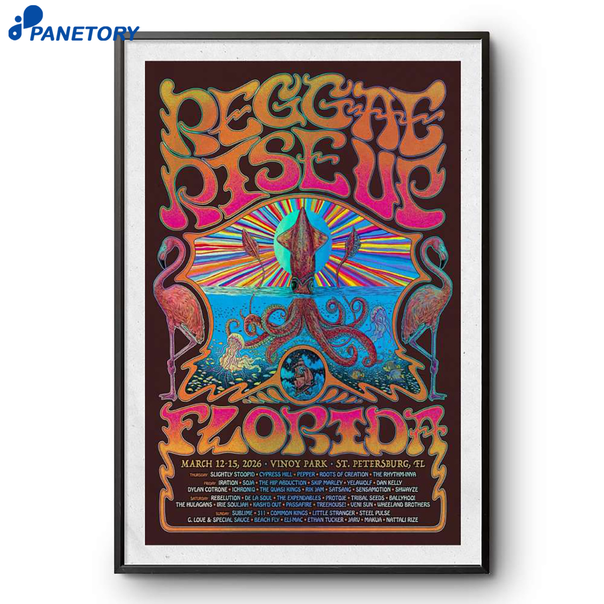Reggae Rise Up Florida Festival 2026 Poster 2 Reggae Rise Up Florida Festival 2026 Poster