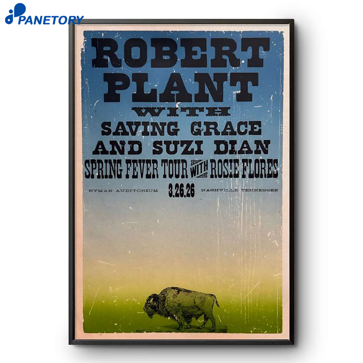 Robert Plant Nashville Tn Mar 26 2026 Poster 2 Robert Plant Nashville Tn Mar 26 2026 Poster
