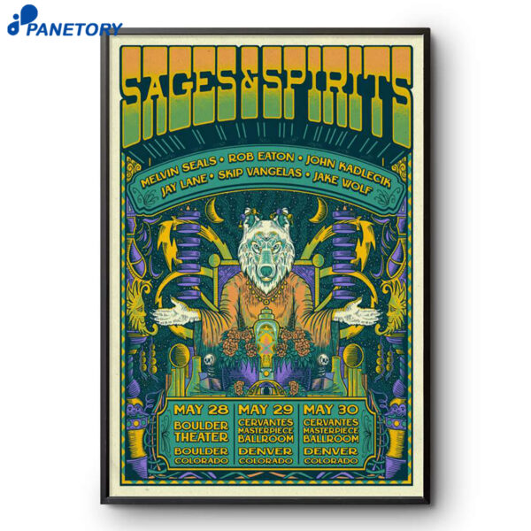 Sages And Spirits Boulder And Denver CO May 28-30 2026 Poster