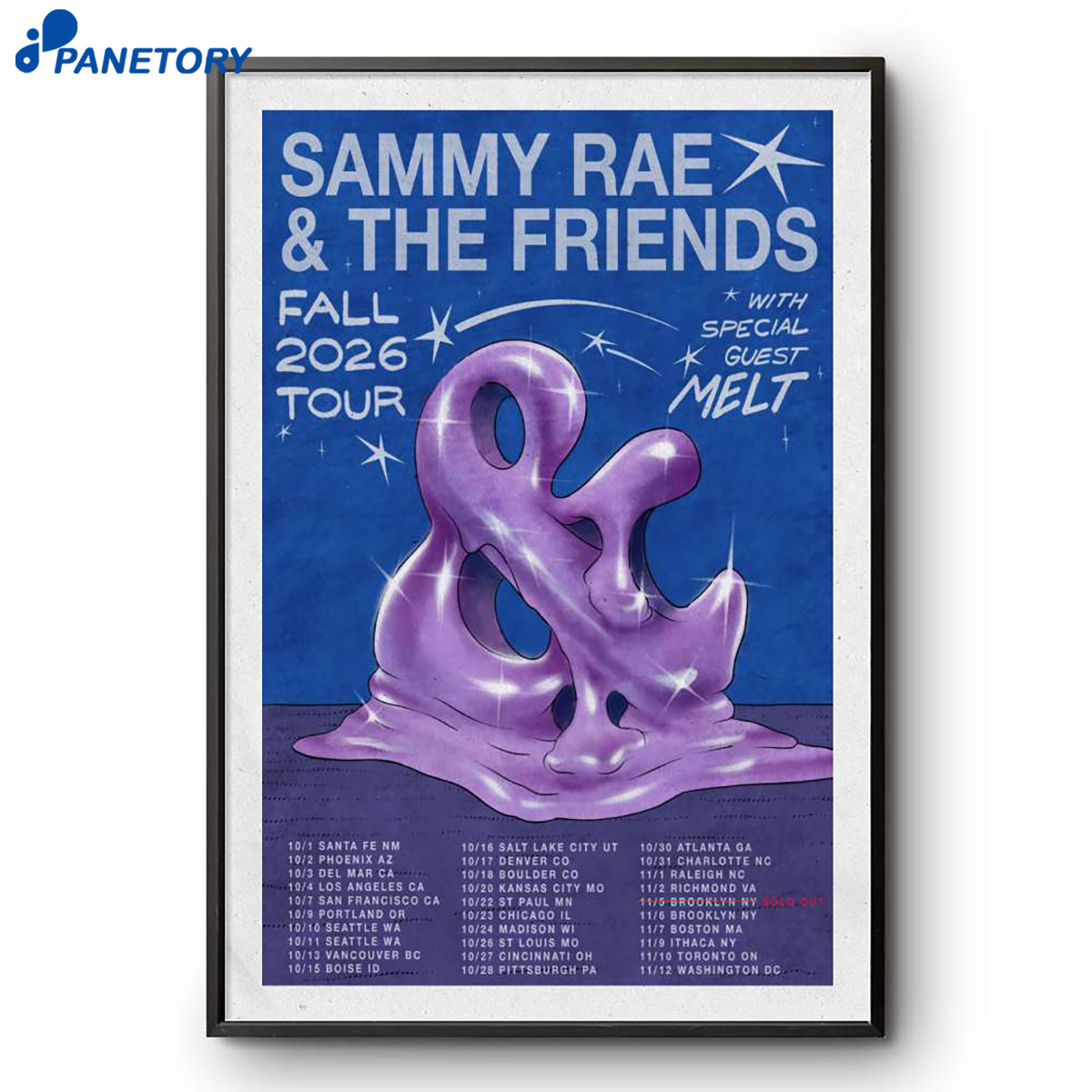 Sammy Rae And The Friends Fall Tour 2026 Poster 2 Sammy Rae And The Friends Fall Tour 2026 Poster
