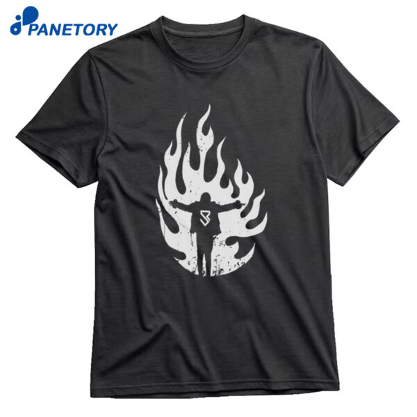 Seth Rollins Flames Shirt