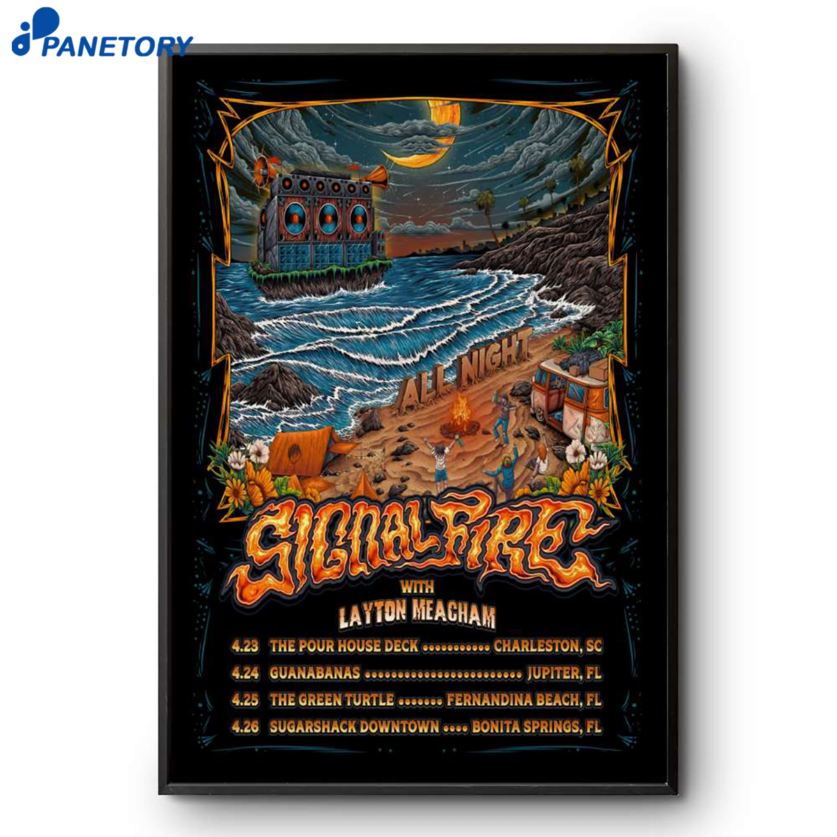 Signal Fire Tour South America Spring 2026 Poster 2 Signal Fire Tour South America Spring 2026 Poster