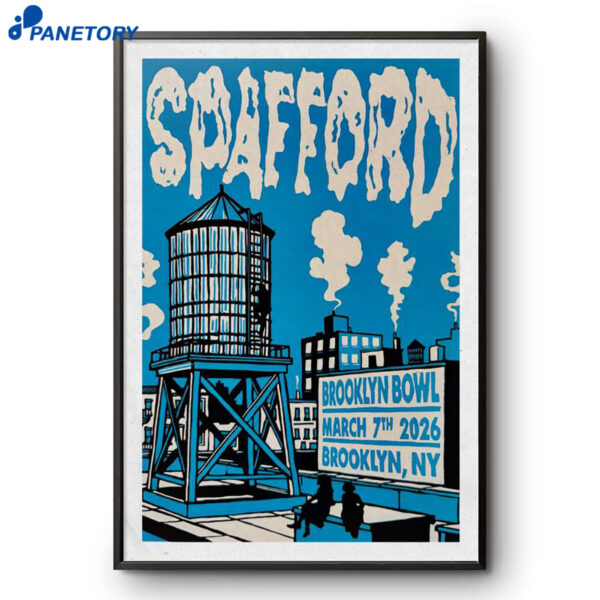 Spafford Brooklyn NY Tour Mar 7 2026 Poster