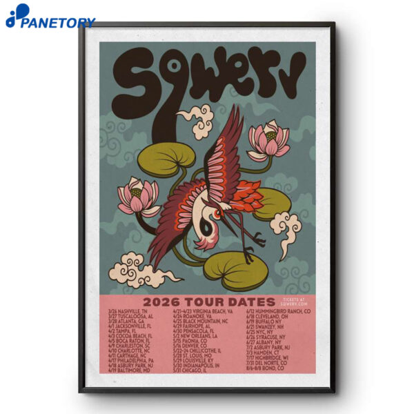 Sqwerv Summer Tour 2026 Poster